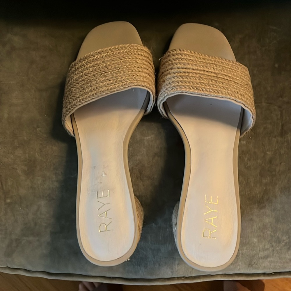 Rate jute slides, never worn